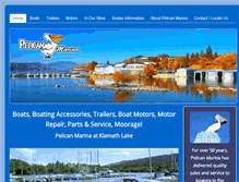 Tablet Screenshot of pelicanmarinaoregon.com